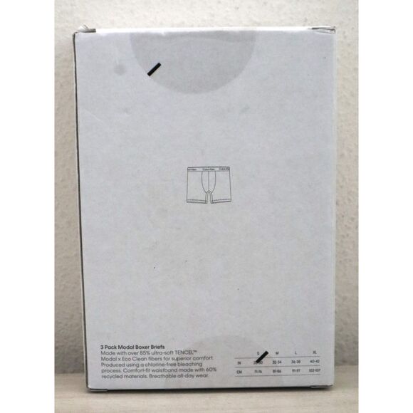 Calvin Klein Men's Sz XL Multi Ultra-Soft Modern Boxer Briefs, 3-Pack - Picture 2 of 5